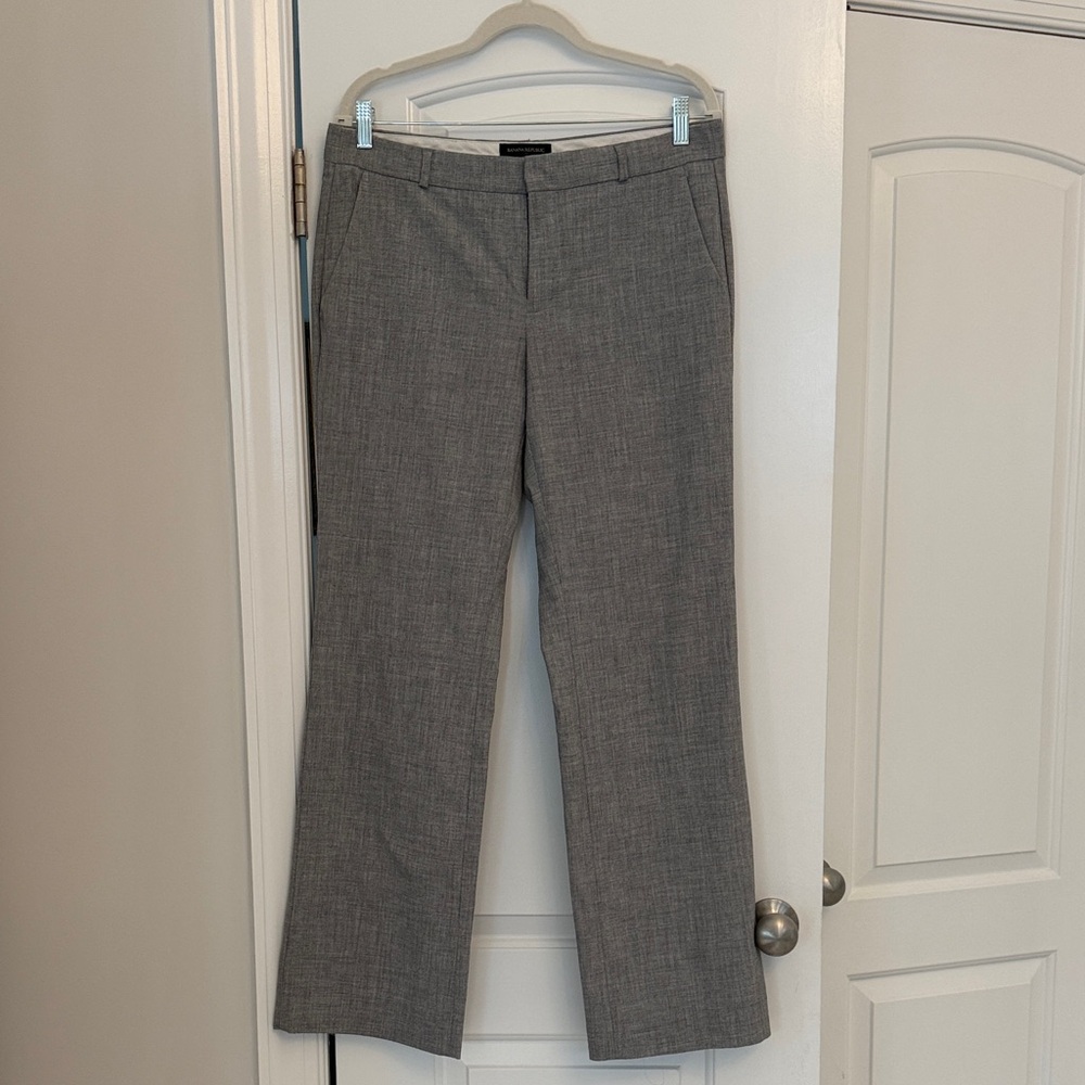 Banana Republic wide Leg Light Gray Trousers